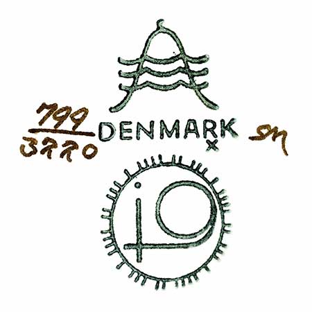 Aluminia and Royal Copenhagen Baca Johanne Gerber