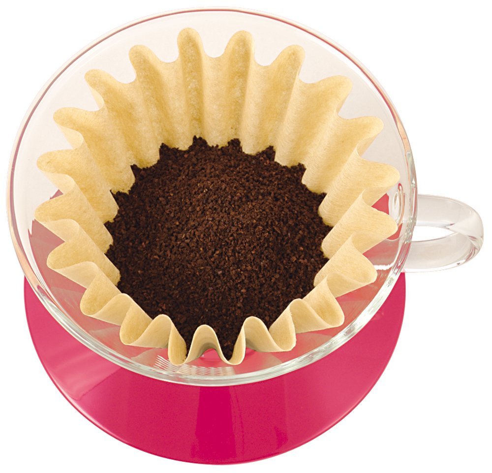 Kalita - Glass Dripper 185 - Cherry Pink - Filterhållare i glas - 2