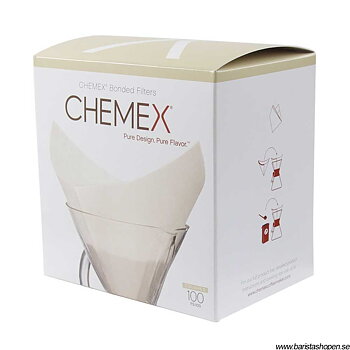 Chemex Classic Filter Squares - Fyrkantsformade förvikta filter till 6, 8 och 10 koppars bryggare