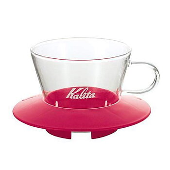 Kalita - Glass Dripper 155 - Cherry Pink - Filterhållare i glas
