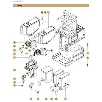 Reservdelar - CQube SF03 och SF12 - Maskin 1