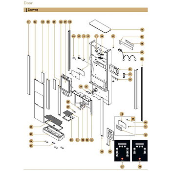 Reservdelar - CQube SF03 och SF12 - Dörr