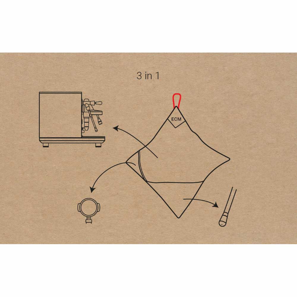 ECM - Barista Cloth - 3 i 1 rengöringsduk - 2