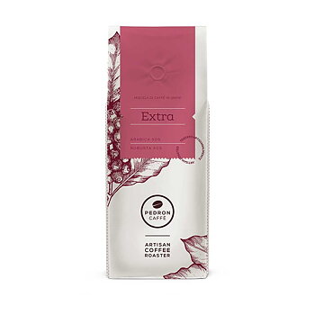 Pedron Caffé - Extra - 50% Arabica & 50% Robusta - Mörkrostade hela espressobönor - 1000g