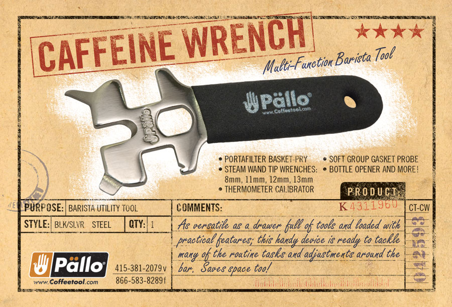Pällo - Caffeine Wrench - Multifunktionsvertyg för baristor - 2