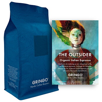 Gringo Nordic - The Outsider - Organic Italian Espresso - Ekologiska (SE-EKO-04) mörkrostade hela kaffebönor - 5kg STOR PÅSE