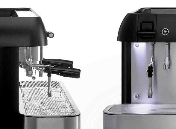 Iberital - Expression PRO - 2 Grupper - Svart - Minimalistisk, elegant och högpresterande espressomaskin - Med två kokare - 8