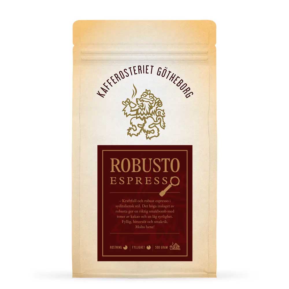 Götheborg - 1685 - Robusto Espresso - Mörkrostade kaffebönor - 500g - 2