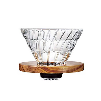 Hario - V60 02 VDG-02 - Glass Dripper Wood - 02