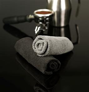 Cafelat - Micro Fibre Cloths - svarta och grå extra premium mikrofiberdukar - 4-pack