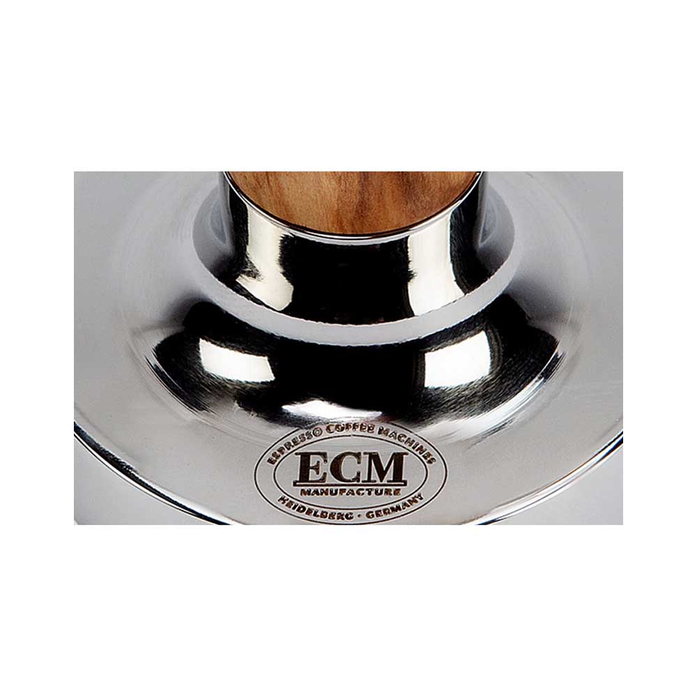 ECM - Tamper med handtag i olivträ - Flat - 58mm - 3
