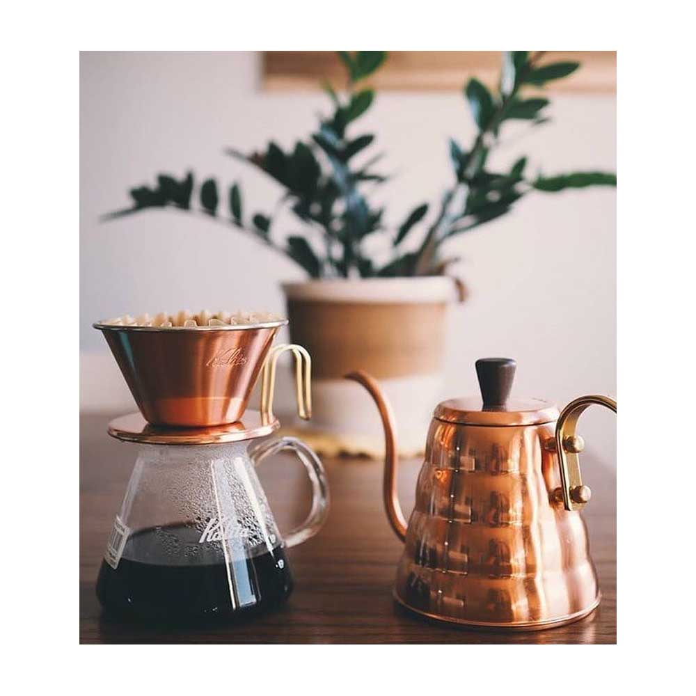 Kalita - Wave Dripper WDC-155 - Filterhållare i koppar - 2