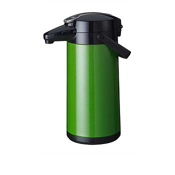 Bonamat - Airpot Furento - Pumptermos - Rostfri stålkärna - Grön metallisk - 2,2 liter