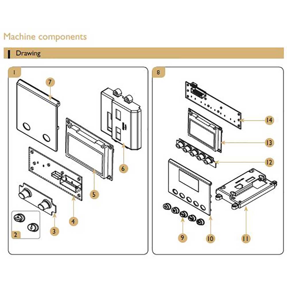 Reservdelar - Expobar Carat Eco - Machine components 4