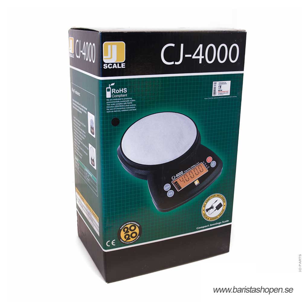 Jennings - CJ-4000 - Våg - Stöttålig kvalitetsvåg - 0,5--4000g - 4