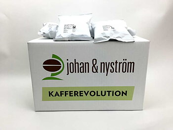 Johan & Nyström - Bourbon Jungle 40x120g BRYGGMALET i portionspåsar - ekologiskt och rättvisemärkt bryggmalet till ex. Coffee Queen 1,8l 