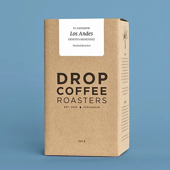 Drop Coffee - Los Andes - Washed Bourbon - El Salvador -  Ljusrostade hela kaffebönor - 250g