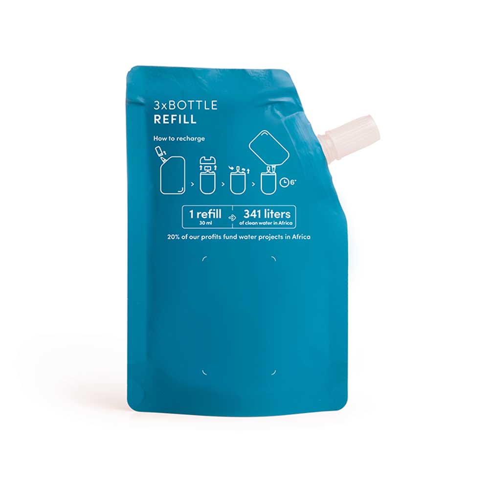 HAAN - Antibakteriell och mjukgörande handdesinfektionsmedel - Morning Glory - Refill - 3x påfyllning - 2