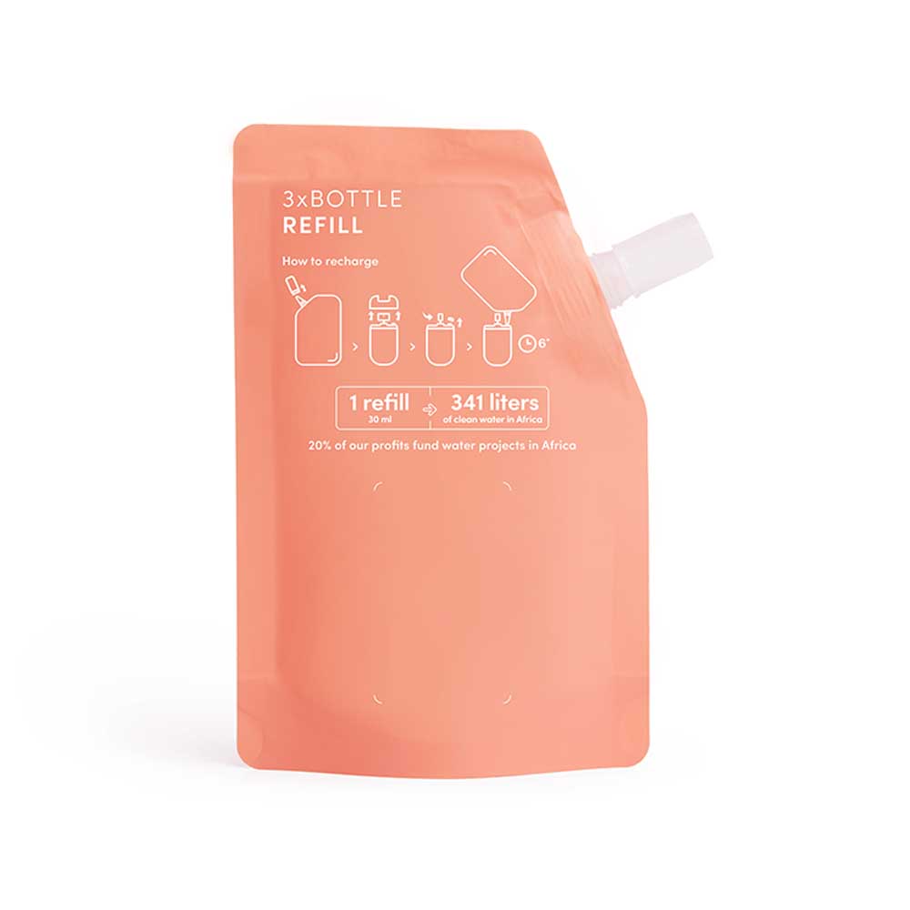 HAAN - Antibakteriell och mjukgörande handdesinfektionsmedel - Sunset Fleur - Refill - 3x påfyllning - 2
