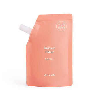 HAAN - Antibakteriell och mjukgörande handdesinfektionsmedel - Sunset Fleur - Refill - 3x påfyllning