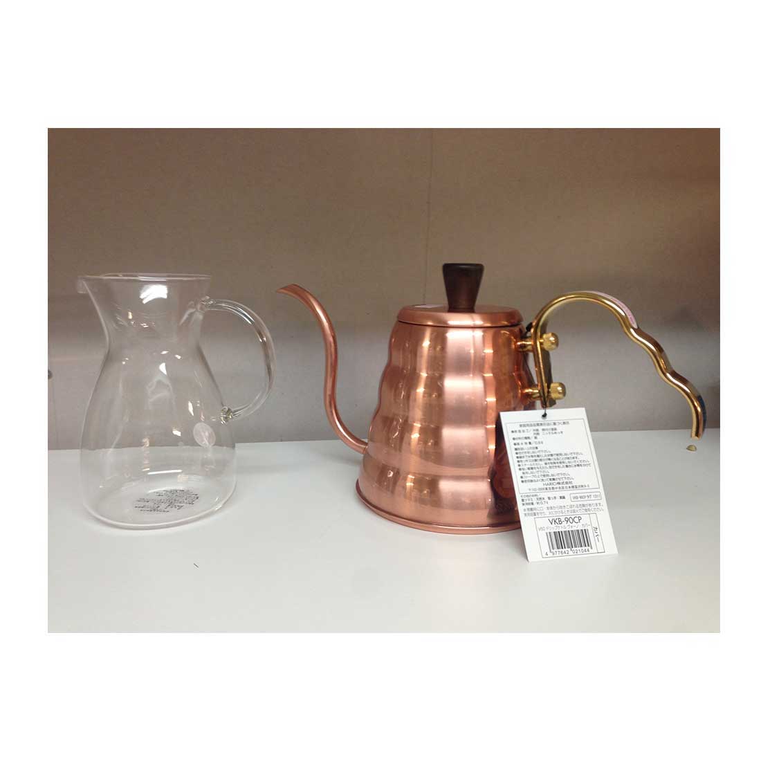 Hario - V60 Drip Kettle Buono Copper - 900ml - Vattenkanna i koppar - 2