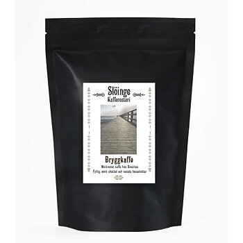 Slöinge kafferosteri - Bryggkaffe - Mörkrostade kaffebönor - Brasilien - 250g