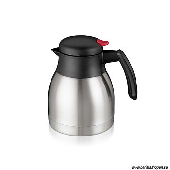Bonamat - Termoskanna i rostfritt stål - Med skruvlock - 1 liter