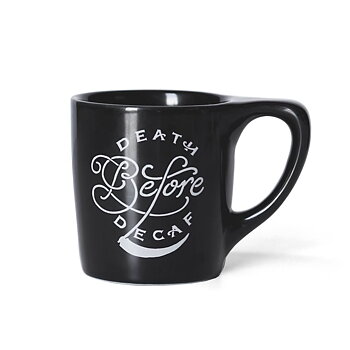 Not Neutral - LINO Death Before Decaf - Svart Kaffemugg 30 cl