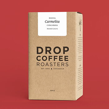 Drop Coffee - Carmelita - Washed Caturra - Bolivia - Ljus/mellanrostade hela kaffebönor - 250g