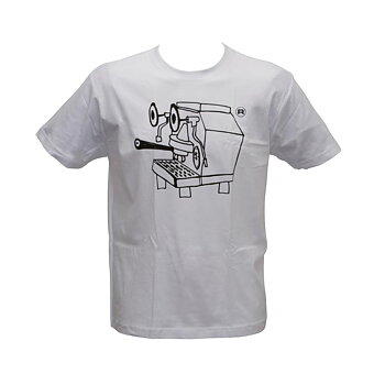 Rocket Espresso - Rocket T-Shirt - Vit Storlek S
