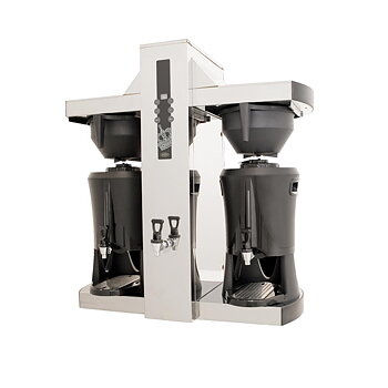 Coffee Queen - Serving Concept - Double Tower - 10 Liters Kaffebryggare med tevattenuttag