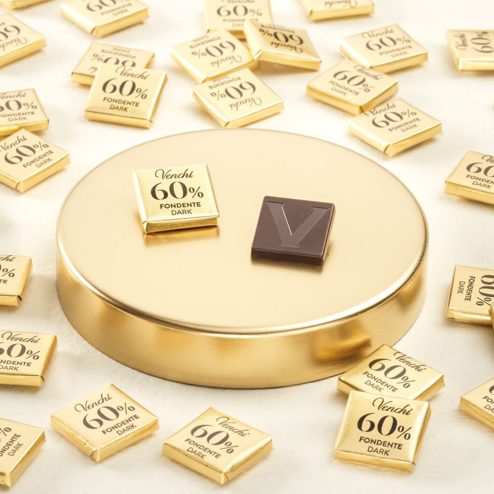 Venchi - Napoletans 60% - Småbitar choklad till espresso - 10x3g - 2