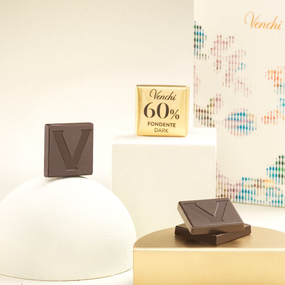 Venchi - Napoletans 60% - Småbitar choklad till espresso - 10x3g - 3