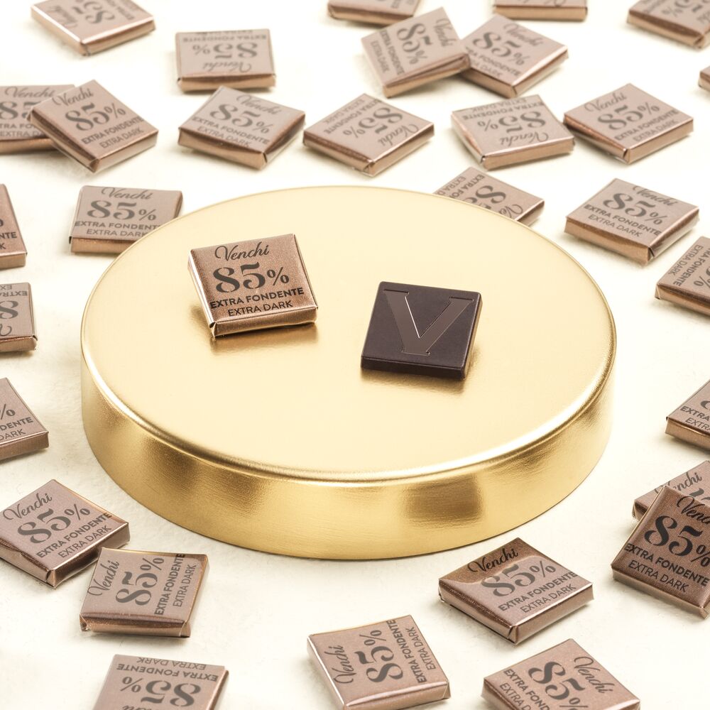 Venchi - Napoletans 85% - Småbitar choklad till espresso - 10x3g - 2