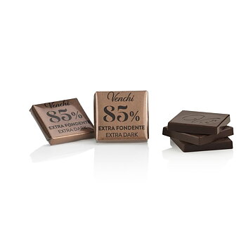 Venchi - Napoletans 85% - Småbitar choklad till espresso - 10x3g
