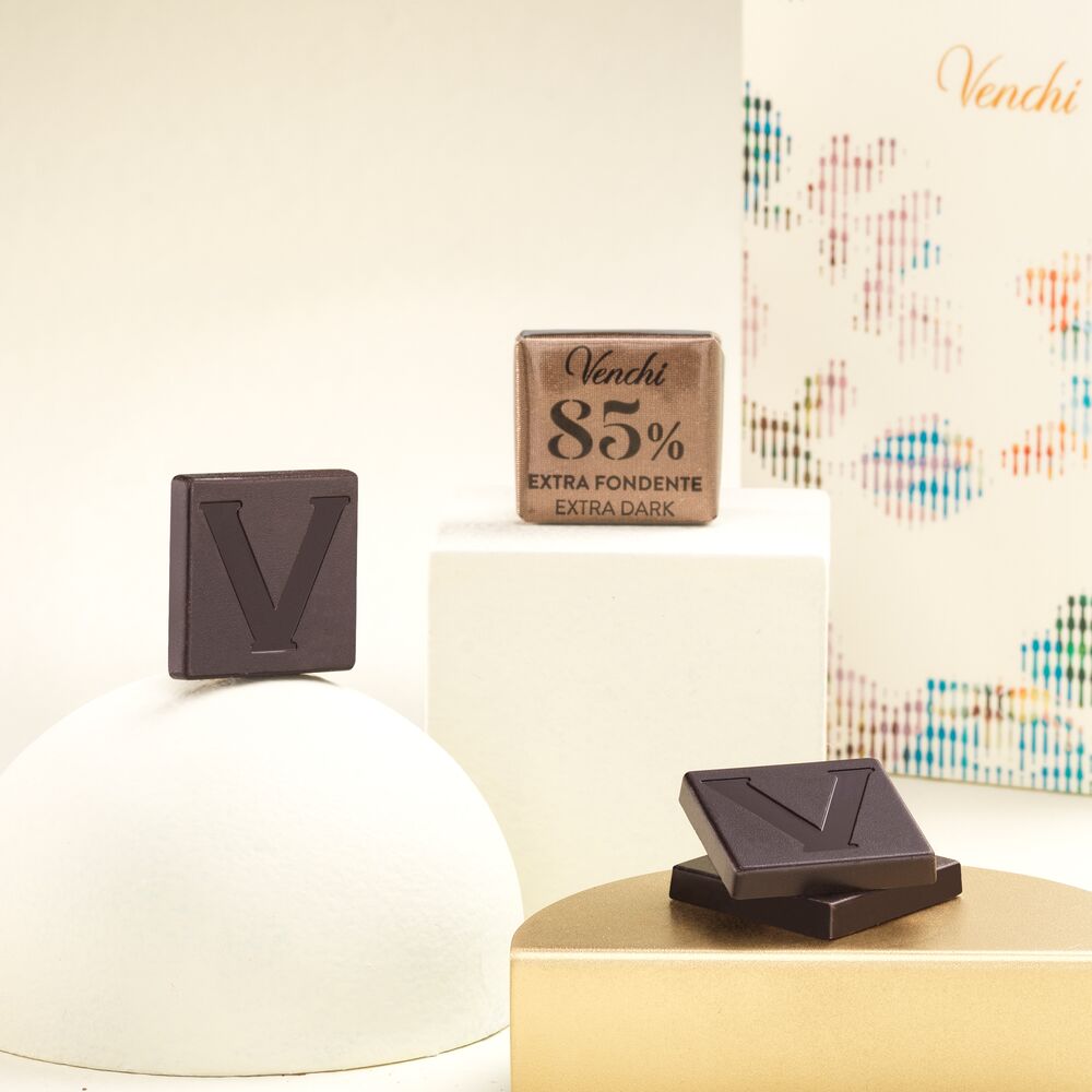 Venchi - Napoletans 85% - Småbitar choklad till espresso - 10x3g - 3