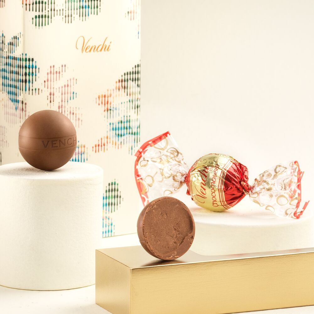 Venchi - Milk Chocomousse - Småbitar choklad med mousse - 13g - 3