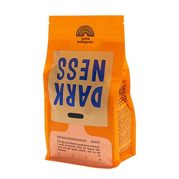 Lykke kaffegårdar - DARKNESS - Mörkrostade hela kaffebönor - 500g