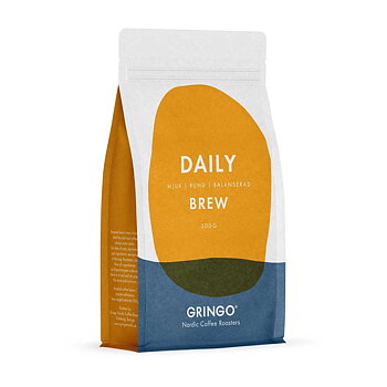 Gringo Nordic - Daily Brew - Mellanmörkrostade hela kaffebönor - 500g