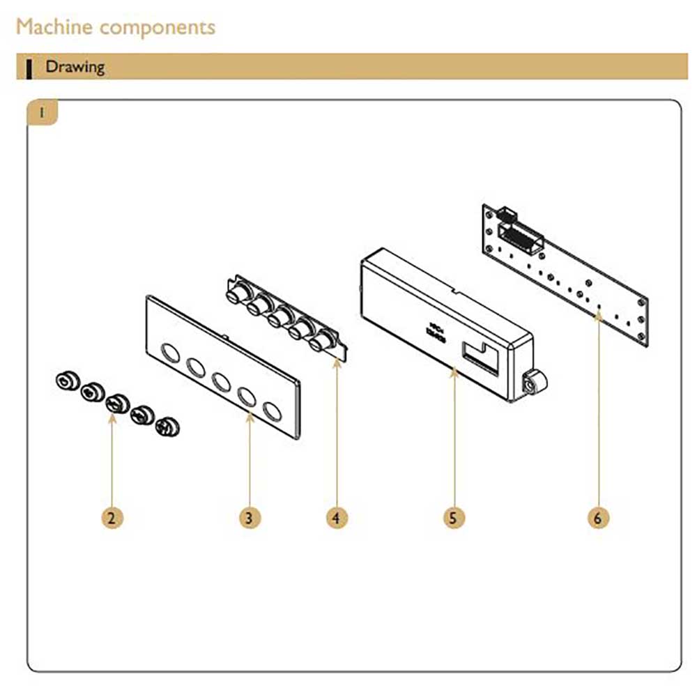 Reservdelar - Expobar Carat Eco - Machine components 5
