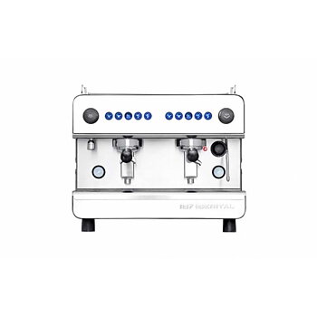 Iberital - IB7 Compact - Espressomaskin - 2 gruppsmodell - Vit