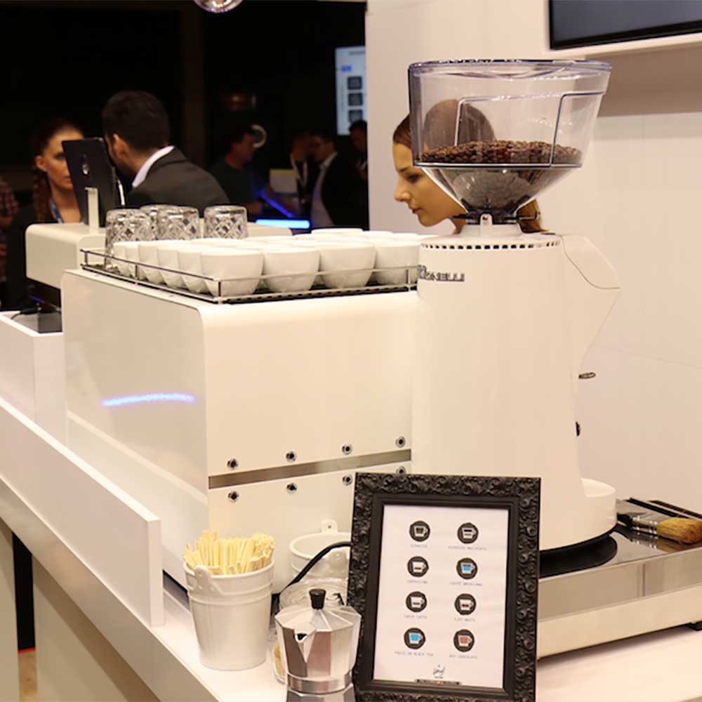 Iberital - IB7 Compact - Espressomaskin - 2 gruppsmodell - Vit - 4