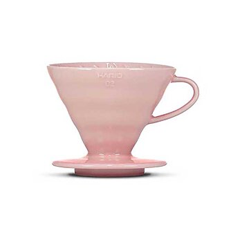 Hario - V60 02 Pink - PorslinsFilter Rosa 2kopps