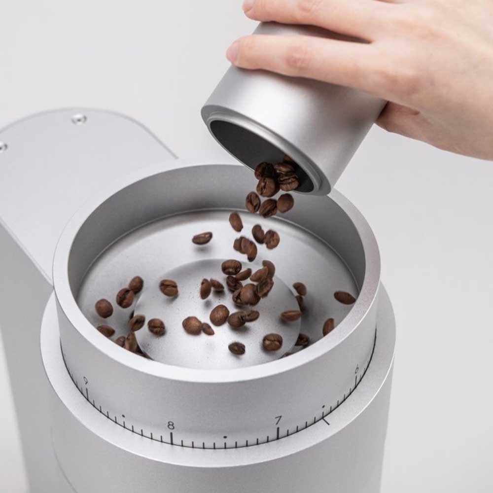 Option-O - LAGOM 01  - 98mm eller 102mm platta malskivor - Proffskvarn för hemmet och caféet - 12