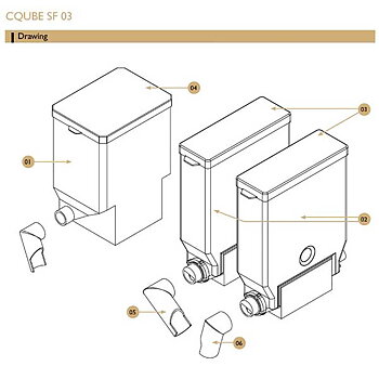 Reservdelar - CQube SF03 - Canister setup