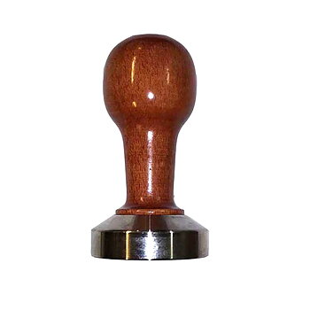Tamper - Convex - 57,5mm - Wood