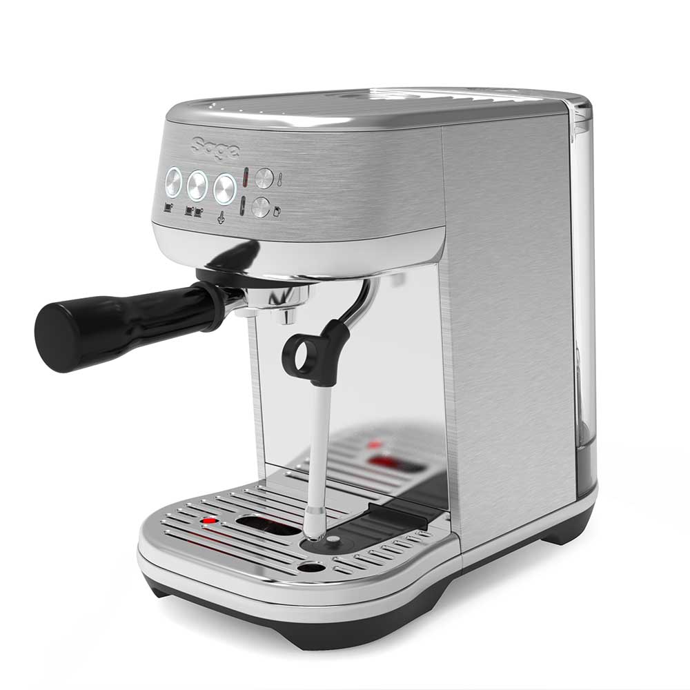 Sage - Bambino BES500 - Espressomaskin för hemmet - Borstat stål - 2