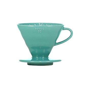 Hario - V60 02 Turquoise - PorslinsFilter Turkos 2kopps