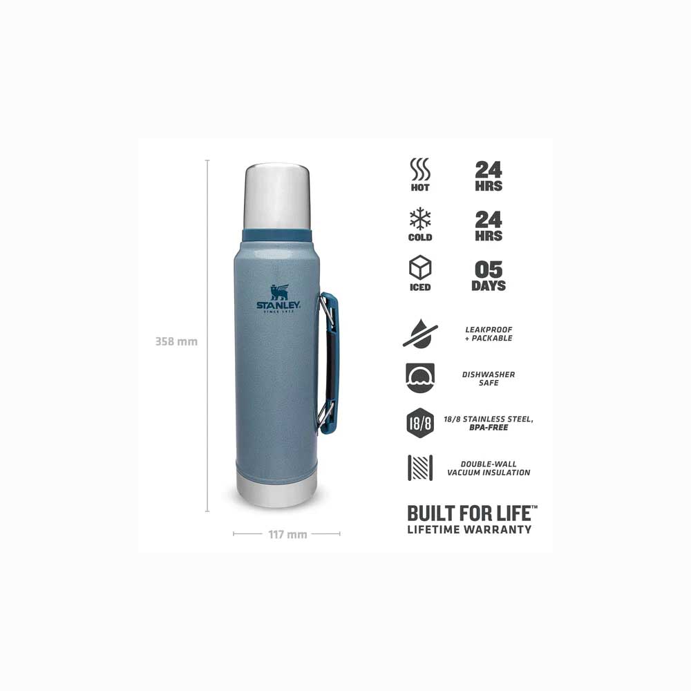 Stanley - Thermos - Hammertone ice - 1 liter - 3