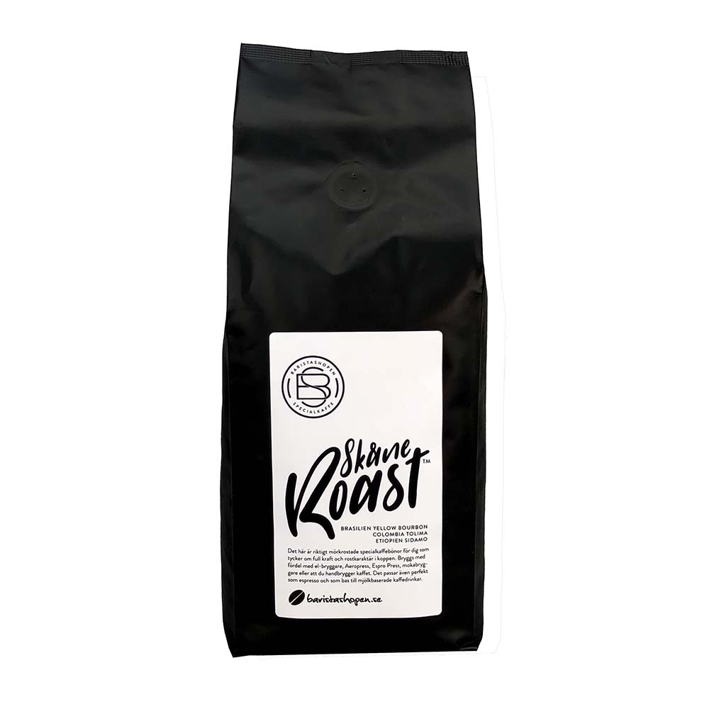 Baristashopen - Skåne Roast™ - Kraftfulla och mörkrostade hela kaffebönor - 500g  - 2